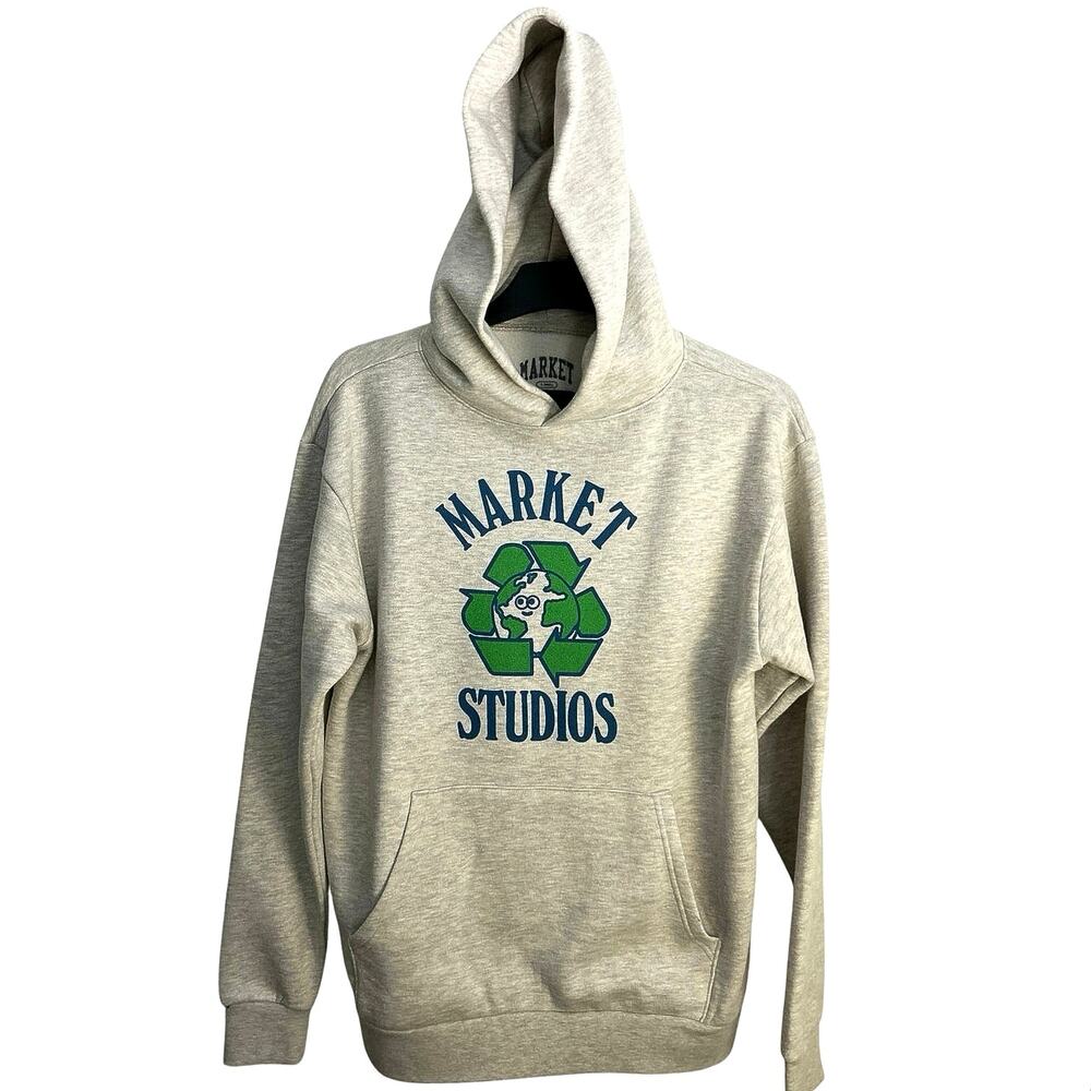 RARE Market Studios Tree Hugger Hoodie Grey
Size XS NWOT Chinatown Market